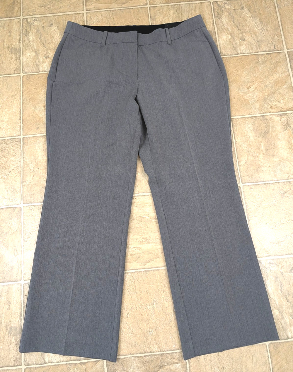 Lane Bryant sz 16 Trouser Pants The Houston relaxed stretchy gray office 1085